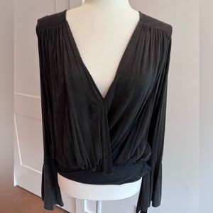 Anthropologie Deletta Wrap Blouse